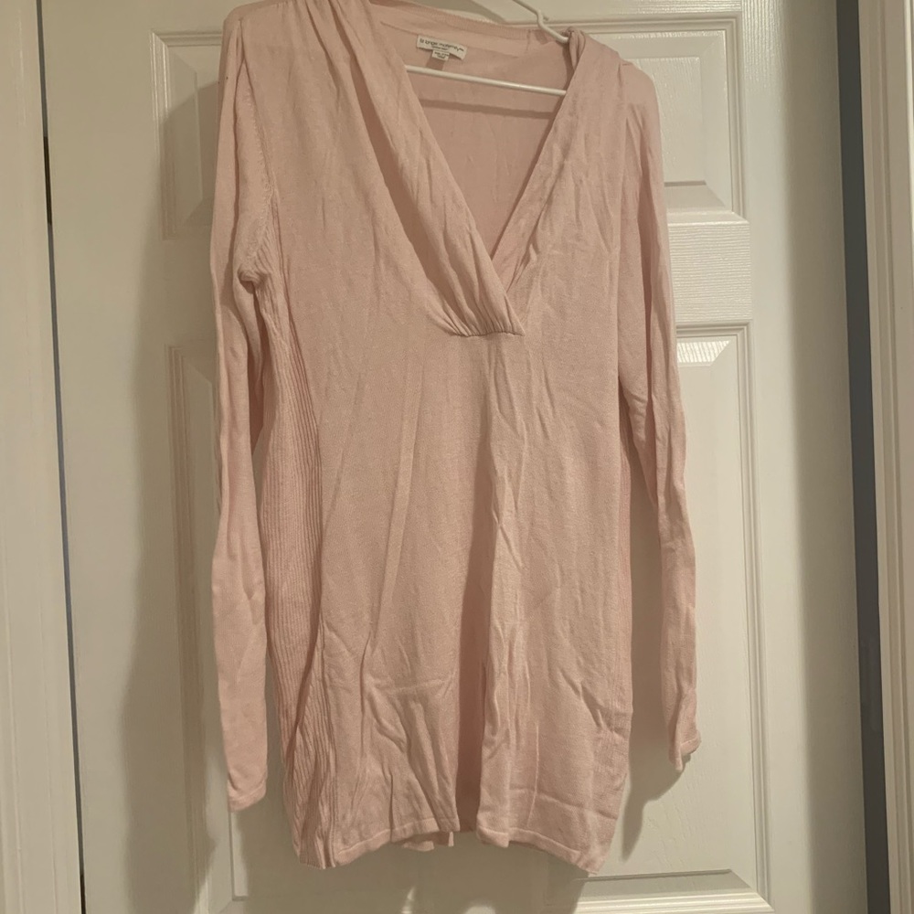 Pink Maternity Sweater